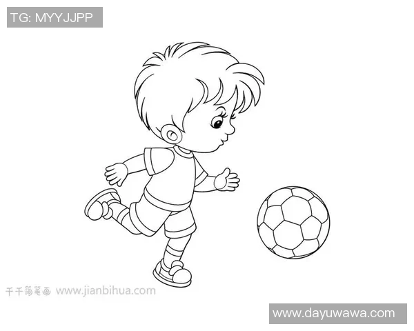 足球明星背影简笔画创意展示与绘制技巧分享 足球明星背影简笔画创意展示与绘制技巧分享